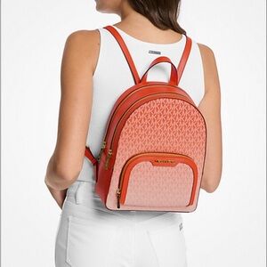 Michael Kors Jaycee Medium Ombré Signature Logo Backpack